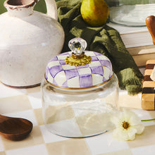 Cargar imagen en el visor de la galería, Violet Check Small Kitchen Canister