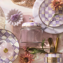 Cargar imagen en el visor de la galería, Violet Check Small Kitchen Canister
