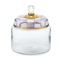 Cargar imagen en el visor de la galería, Violet Check Small Kitchen Canister