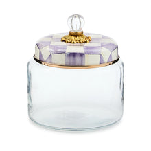 Cargar imagen en el visor de la galería, Violet Check Medium Kitchen Canister