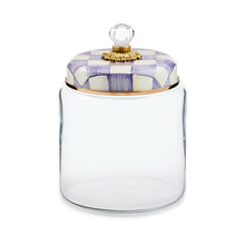Cargar imagen en el visor de la galería, Violet Check Large Kitchen Canister