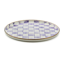 Cargar imagen en el visor de la galería, Violet Check Round Tray