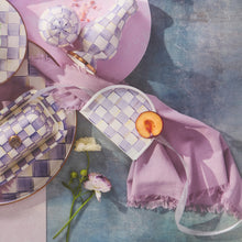 Cargar imagen en el visor de la galería, Violet Check Napkin Holder