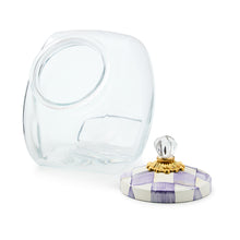 Cargar imagen en el visor de la galería, Sweets Jar with Violet Check Lid