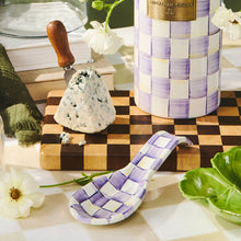 Cargar imagen en el visor de la galería, Violet Check Spoon Rest