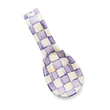 Cargar imagen en el visor de la galería, Violet Check Spoon Rest