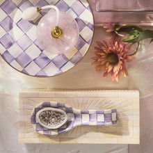 Cargar imagen en el visor de la galería, Violet Check Spoon Rest