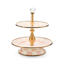 Cargar imagen en el visor de la galería, Rosy Check Two Tier Sweet Stand