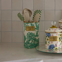 Cargar imagen en el visor de la galería, Emerald English Garden Utensil Holder
