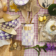 Cargar imagen en el visor de la galería, Violet Check Utensil Holder