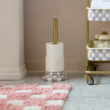 Cargar imagen en el visor de la galería, Violet Check Toilet Tissue Storage