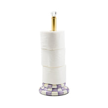 Cargar imagen en el visor de la galería, Violet Check Toilet Tissue Storage