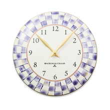 Cargar imagen en el visor de la galería, Violet Check Wall Clock