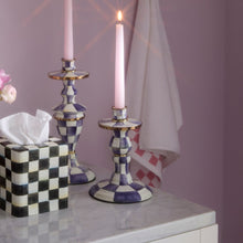 Cargar imagen en el visor de la galería, Violet Check Small Candlestick