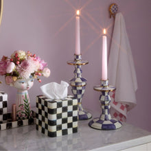 Cargar imagen en el visor de la galería, Violet Check Medium Candlestick