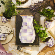 Cargar imagen en el visor de la galería, Violet Check Tall Vase