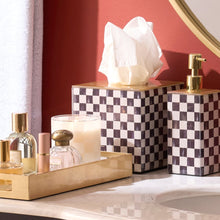 Cargar imagen en el visor de la galería, Courtly Check Glass Boutique Tissue Box Cover