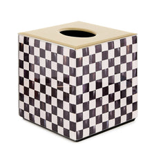 Cargar imagen en el visor de la galería, Courtly Check Glass Boutique Tissue Box Cover