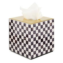 Cargar imagen en el visor de la galería, Courtly Check Glass Boutique Tissue Box Cover