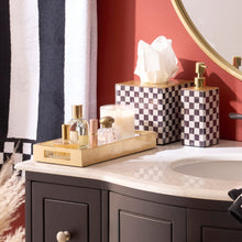 Cargar imagen en el visor de la galería, Courtly Check Glass Vanity Tray