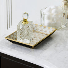 Cargar imagen en el visor de la galería, Mocha Check Small Glass Tray