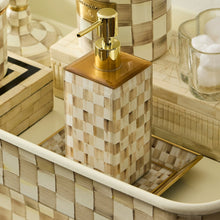 Cargar imagen en el visor de la galería, Mocha Check Small Glass Tray