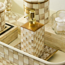 Cargar imagen en el visor de la galería, Mocha Check Glass Soap Pump