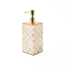 Cargar imagen en el visor de la galería, Mocha Check Glass Soap Pump