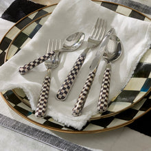 Cargar imagen en el visor de la galería, Courtly Check Bistro Flatware 5 Piece Place Setting