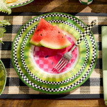 Cargar imagen en el visor de la galería, Watermelon Melamine Salad Plates, Set of 4