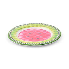 Cargar imagen en el visor de la galería, Watermelon Melamine Salad Plates, Set of 4