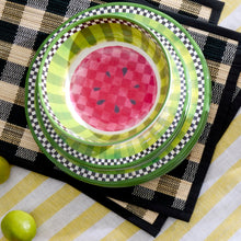 Cargar imagen en el visor de la galería, Watermelon Melamine Salad Plates, Set of 4