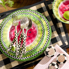 Cargar imagen en el visor de la galería, Watermelon Melamine Salad Plates, Set of 4
