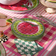 Cargar imagen en el visor de la galería, Watermelon Melamine Salad Plates, Set of 4