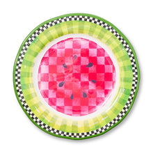 Cargar imagen en el visor de la galería, Watermelon Melamine Salad Plates, Set of 4