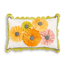 Cargar imagen en el visor de la galería, Spring Bouquet Scalloped Lumbar Pillow