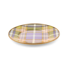 Cargar imagen en el visor de la galería, Tartan Violet Salad/Dessert Plate