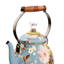 Cargar imagen en el visor de la galería, Wild Rose Slate 2 Quart Tea Kettle