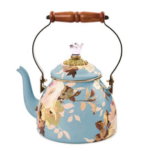 Cargar imagen en el visor de la galería, Wild Rose Slate 2 Quart Tea Kettle