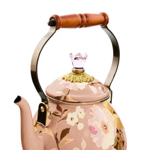 Cargar imagen en el visor de la galería, Wild Rose Mauve 2 Quart Tea Kettle