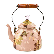Cargar imagen en el visor de la galería, Wild Rose Mauve 2 Quart Tea Kettle