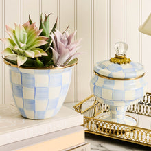 Cargar imagen en el visor de la galería, Sky Check Large Flower Pot