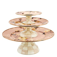 Cargar imagen en el visor de la galería, Wild Rose Mauve Large Pedestal Platter