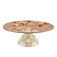 Cargar imagen en el visor de la galería, Wild Rose Mauve Large Pedestal Platter