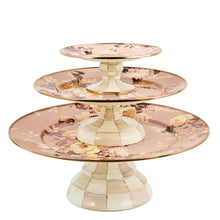 Cargar imagen en el visor de la galería, Wild Rose Mauve Small Pedestal Platter