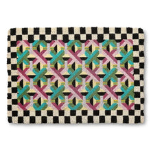 Cargar imagen en el visor de la galería, Multi Color Lattice Entrance Mat