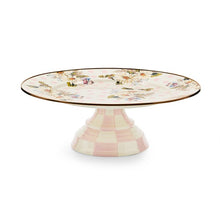 Cargar imagen en el visor de la galería, Wildflowers Pink Large Pedestal Platter
