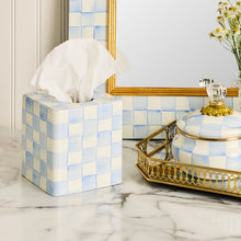 Cargar imagen en el visor de la galería, Sky Check Boutique Tissue Box Cover