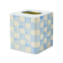 Cargar imagen en el visor de la galería, Sky Check Boutique Tissue Box Cover