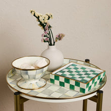 Cargar imagen en el visor de la galería, Emerald Check Cocktail Napkin Holder